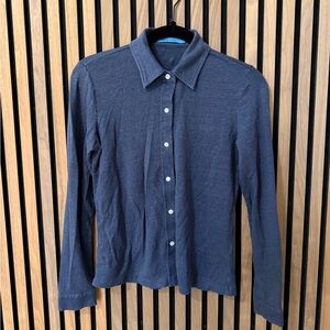 *SOLD* J. McLaughlin Blue Button-Up Shirt Women’s